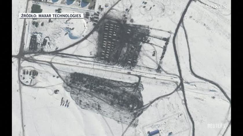 Truppe russe vicino al confine con l'Ucraina.  Nuove immagini satellitari da Maxar