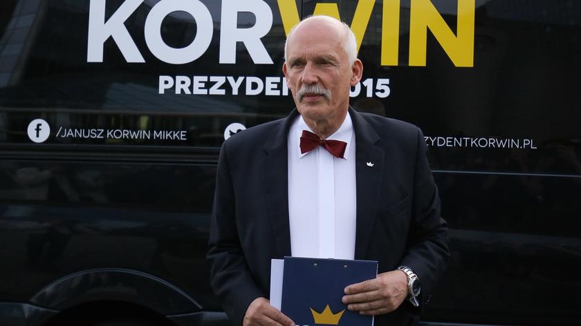 Janusz Korwin-Mikke oficjalnie zakończył kampanię prezydencką 