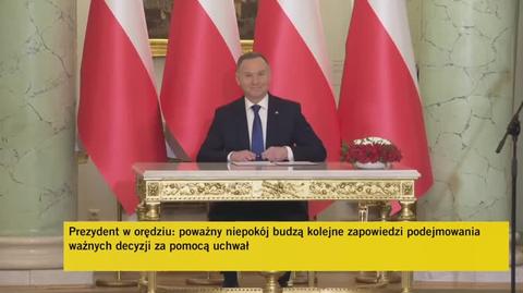 Lipiński: to konfrontacyjna mowa polityczna zamiast sylwestrowego orędzia