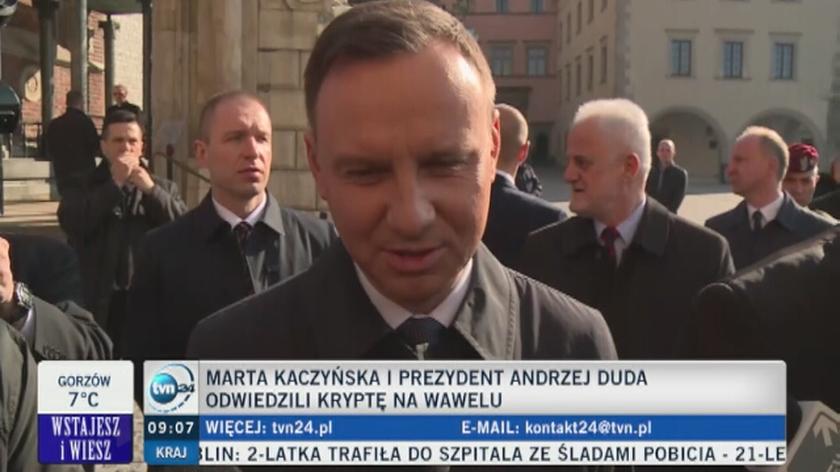 Prezydent Andrzej Duda o rocznicy katastrofy smoleńskiej