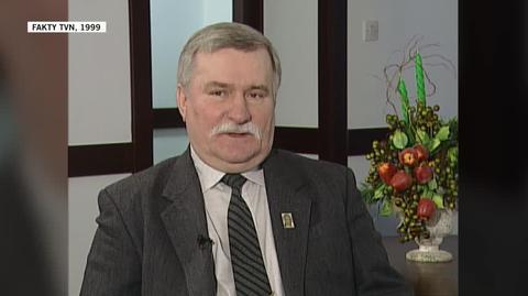 Lech Wałęsa o wejściu do NATO. "Fakty" TVN z 12 marca 1999 roku