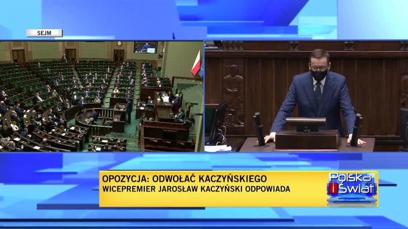 Morawiecki do opozycji: wasza postawa świadczy o tym, że nie tylko jesteście opozycją totalną