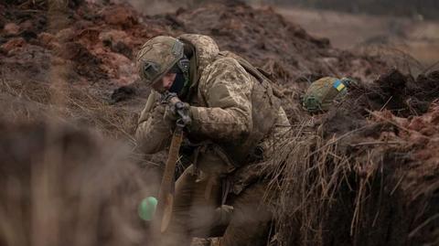 Ukraińcy budują fortyfikacje. Mają zatrzymać ofensywę lądową wroga 