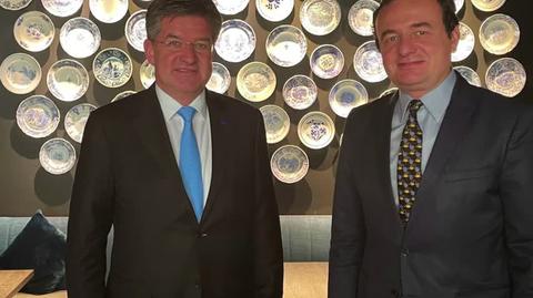 Prezydent Serbii spotkał się w Brukseli z premierem Kosowa