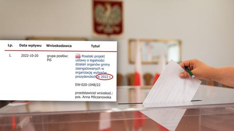 PiS złożył projekt w sprawie wyborów kopertowych. W tytule mówi o wyborach prezydenckich w 2022 roku