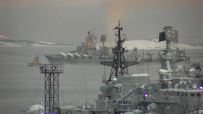 Rosyjskie manewry na Morzu Barentsa