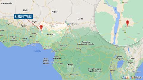 mapa Birnin Yauri