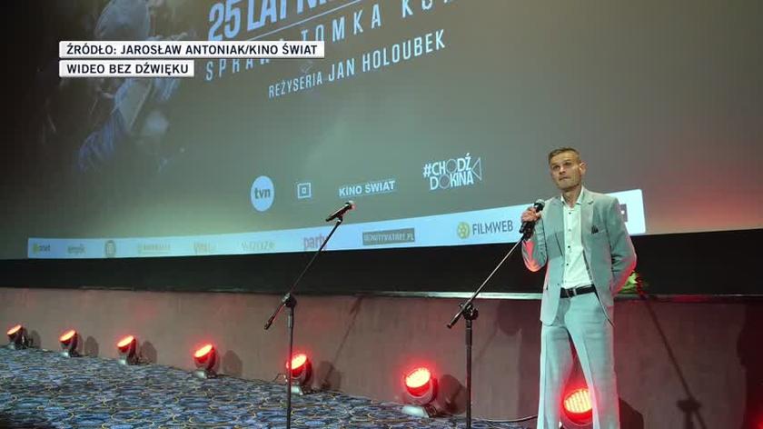 Tomasz Komenda oświadczył się partnerce na premierze filmu