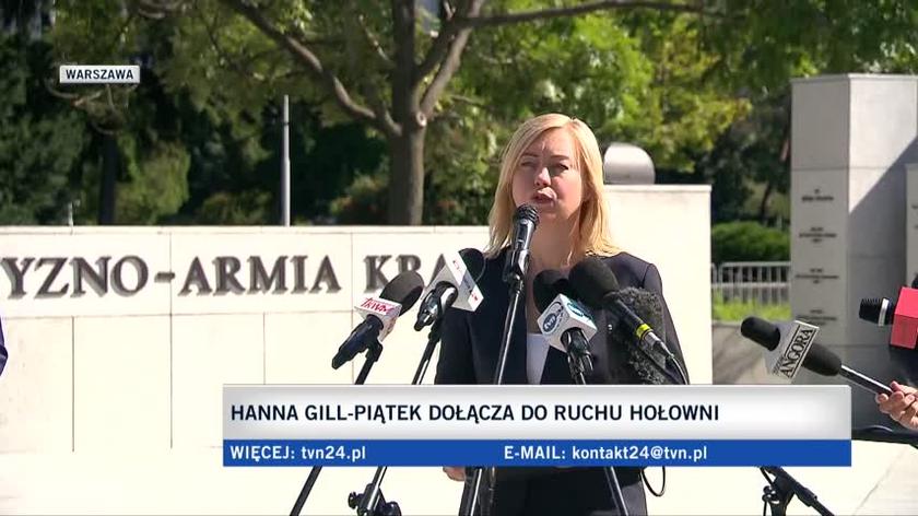 Hanna Gill-Piątek o swoim transferze do ruchu Polska 2050