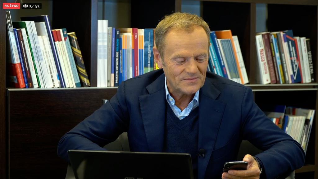 Donald Tusk odczytał wiadomość od swojej teściowej