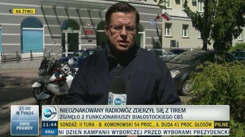 Zginęło dwóch funkcjonariuszy CBŚP