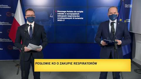 Posłowie KO pytają, dlaczego Polska nie wzięła udziału w europejskich zakupach respiratorów