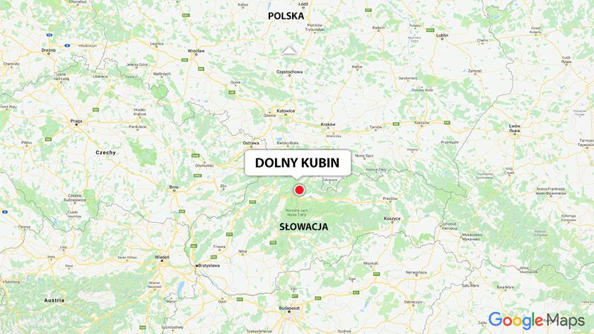 Do wypadku doszło w okolicy słowackiego miasta Dolny Kubin