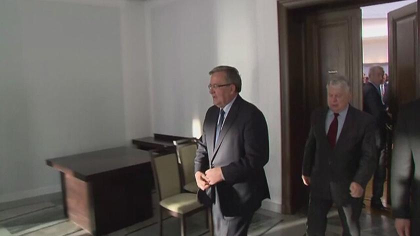 Prezydent Komorowski spotkał się z klubem PO