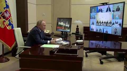 Władimir Putin w rezydencji Nowo-Ogariowo 