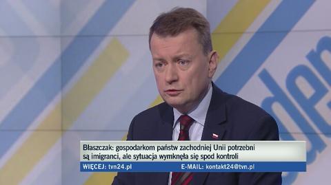 Błaszczak: znowu słyszymy o automatycznych kwotach. Czy Polska może zablokować decyzję UE?