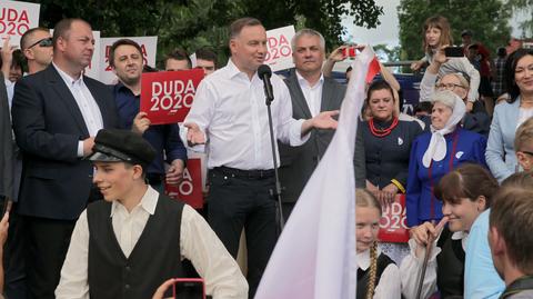 Prezydent Duda w Szeligach