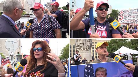 Marcin Wrona rozmawiał z przeciwnikami i zwolennikami Trumpa