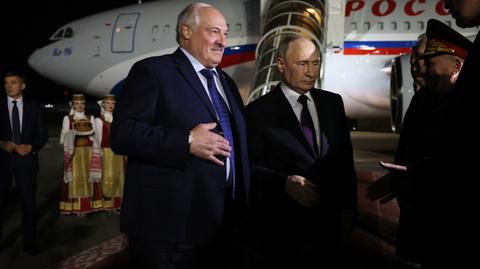 Putin przyleciał do Łukaszenki 