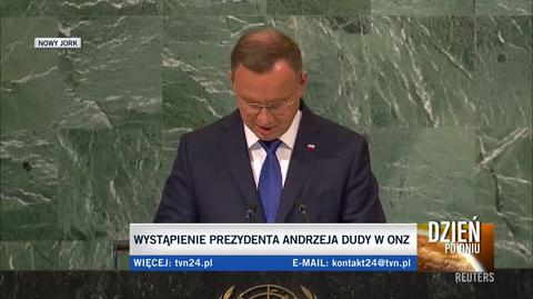 Andrzej Duda: w Polsce mieszka w tej chwili ponad 40 milionów ludzi