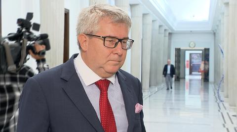 Ryszard Czarnecki o dymisji marszałka Kuchcińskiego