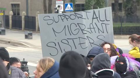 Manifestacja antywojenna w Poznaniu