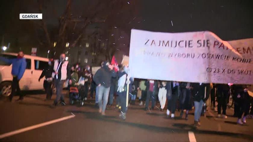 Protest w Gdańsku