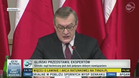 Z przedstawionego przez Glińskiego trzy lata temu zespołu prawie nikt nie został. #Słowosięrzekło