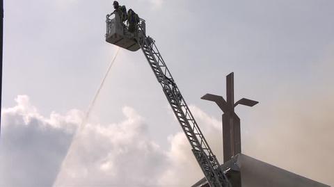 Mieszkańcy Sosnowca o pożarze kościoła 
