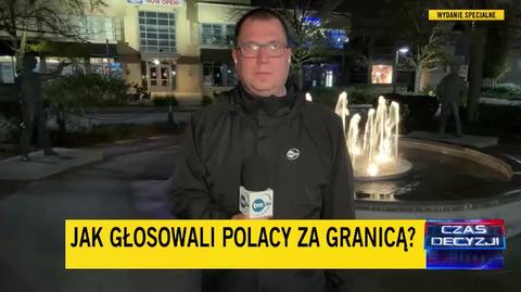 Jak głosowali Polacy w USA? Relacja reportera TVN24