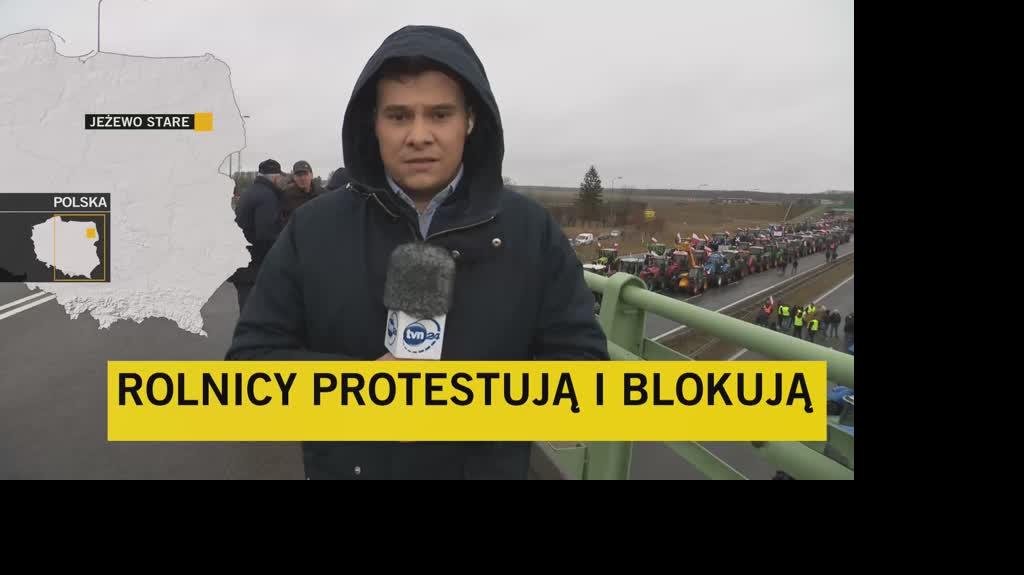 Protesty rolników na Podlasiu