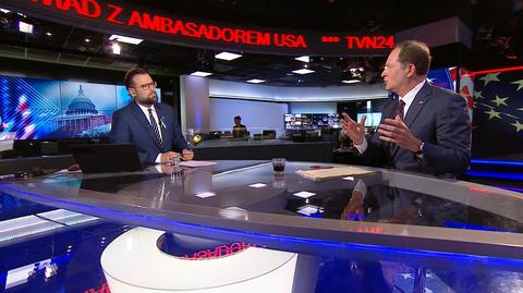 U.S. Ambassador to Poland Mark Brzezinski in an interview for TVN24