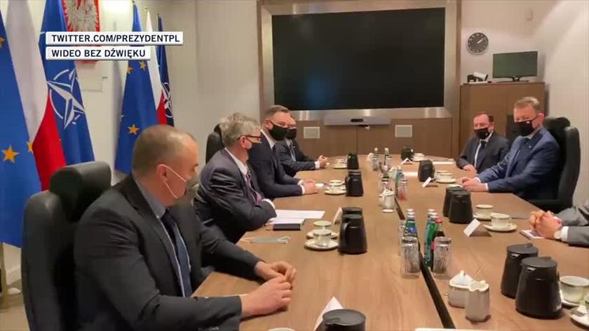 Spotkanie w BBN z udziałem prezydenta. Dotyczyło sytuacji na Ukrainie