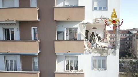 Eksplozja w mieszkaniu w miejscowości Corsico