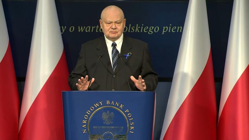 Glapiński: cała RPP jest zdeterminowana do obniżenia inflacji do celu (wideo z 9 marca 2022)