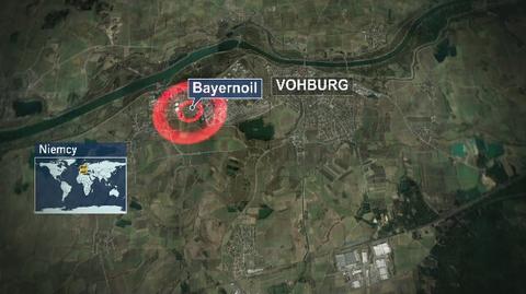 Eksplozja i pożar w rafinerii koło Ingolstadt w Bawarii