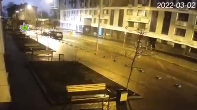 Wybuch w pobliżu głównego dworca kolejowego w Kijowie