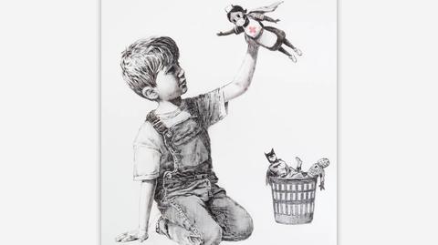 Banksy - nowa praca "Game Changer"