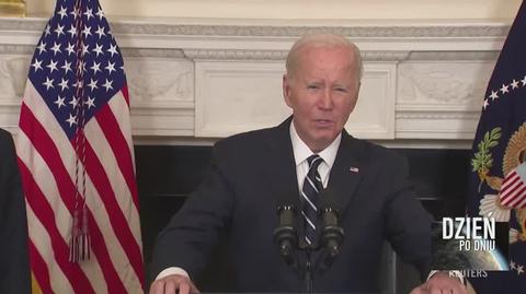 Joe Biden o ataku terrorystycznym Hamasu na Izrael