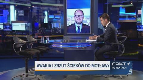 Prezydent Adamowicz o awarii i zrzucie ścieków do Motławy