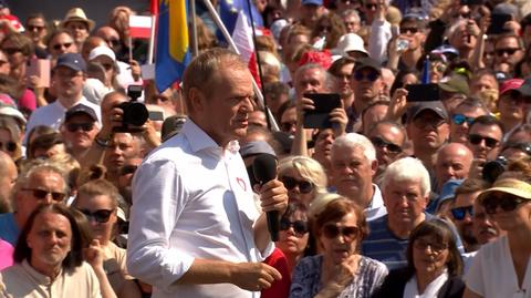 Tusk: jak długo mamy Polskę w naszych sercach, to tak naprawdę nikt i nic jej nie zagrozi