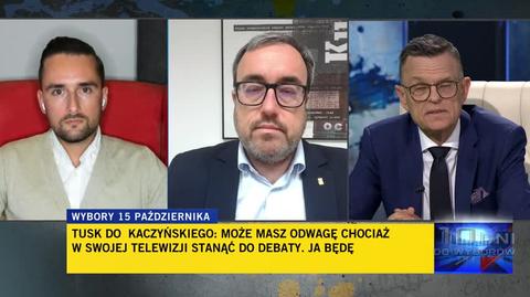 Tusk idzie na debatę do telewizji rządowej. Ossowski: nie może na tym stracić