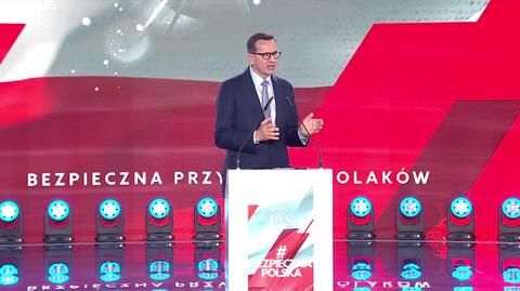 Morawiecki o wyborze między "polską wizją ojczyzny Jarosława Kaczyńskiego" a "niemiecką wizją Donalda Tuska"
