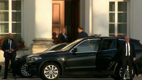 Prezydent i prezes PiS przyjechali do Belwederu