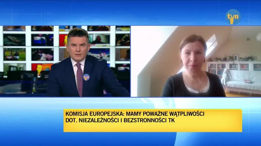 Bogna Baczyńska: logiczny krok, który służy zmuszeniu Polski do przestrzegania traktatów unijnych