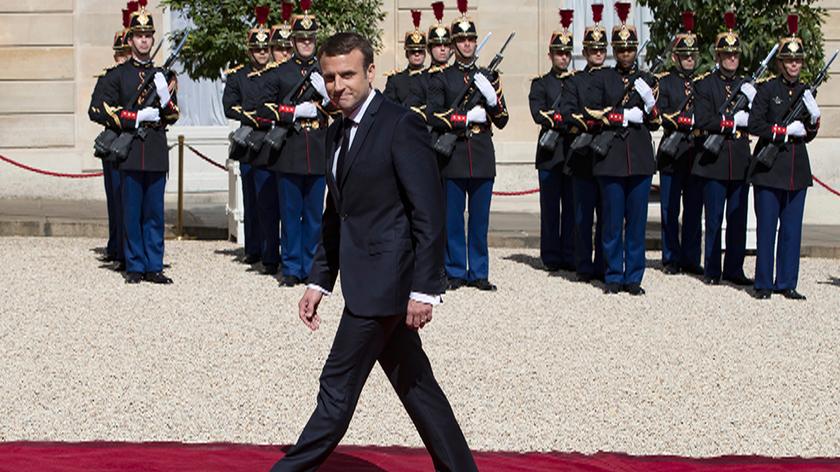 "Świat i Europa potrzebują teraz silnej Francji". Macron został zaprzysiężony na prezydenta