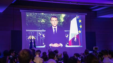 Macron: postanawiam rozwiązać Zgromadzenie Narodowe