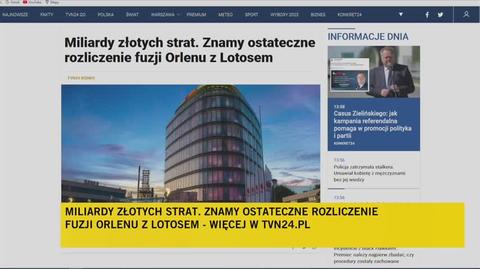 Łukasz Frątczak o fuzji Orlenu z Lotosem