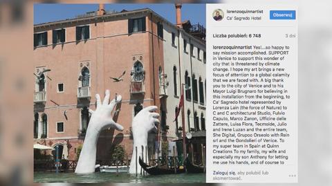 Weneckie Biennale Sztuki 2017. Wielkie ręce Lorenzo Quinna