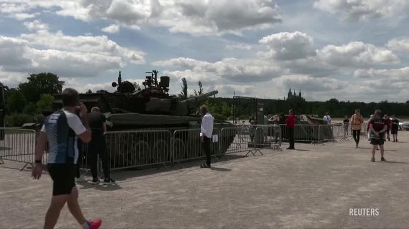 Wystawa rosyjskiego sprzętu wojskowego w Pradze